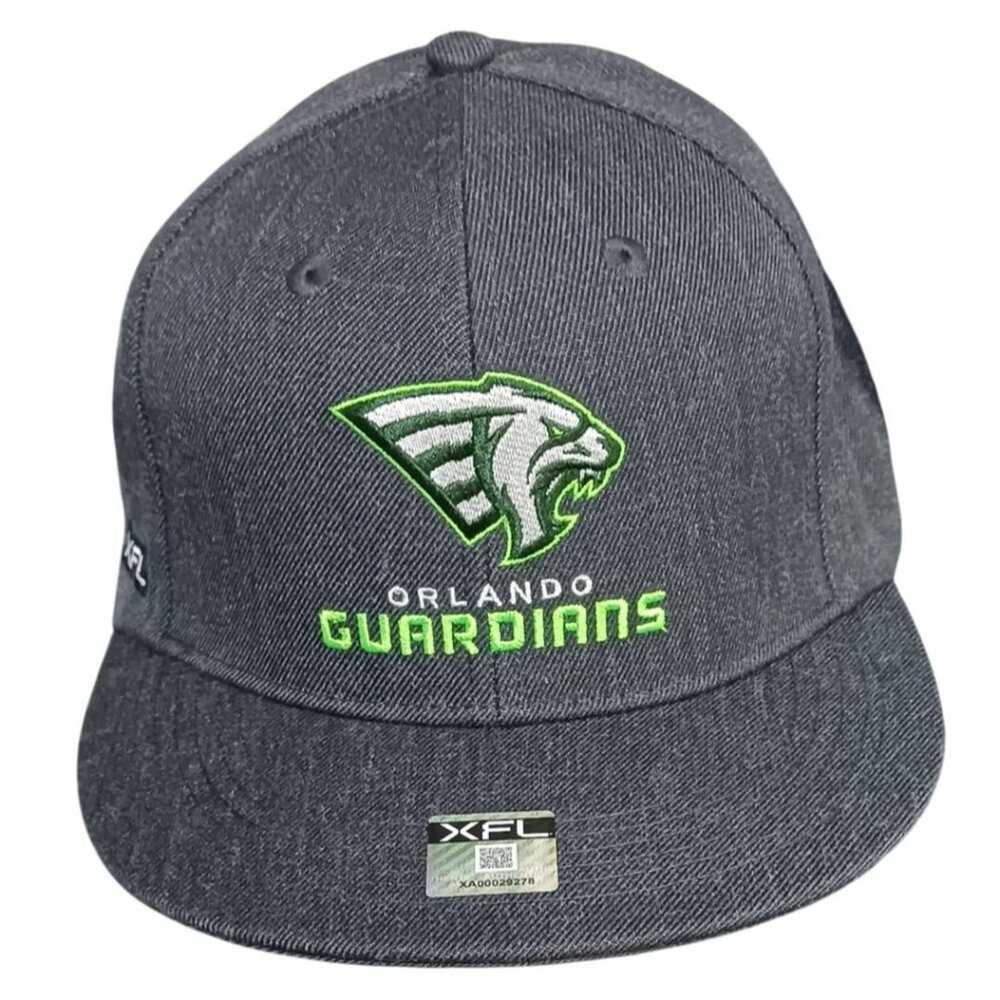 Orlando Guardians Hat Large/X Large Snapback XFL Arena Football Gray Cap New